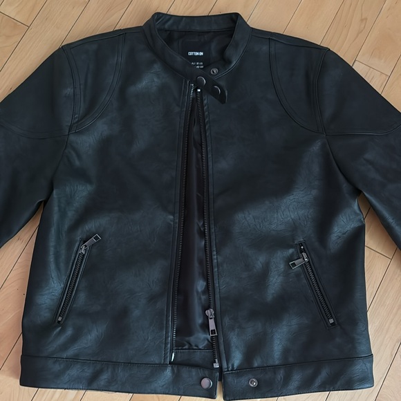 Cotton On Leather Jacket - Picture 3 of 4